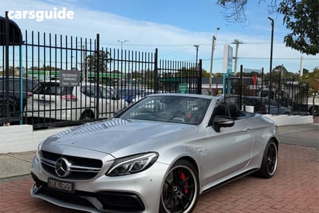 Silver 2016 Mercedes-Benz C63 Cabriolet S