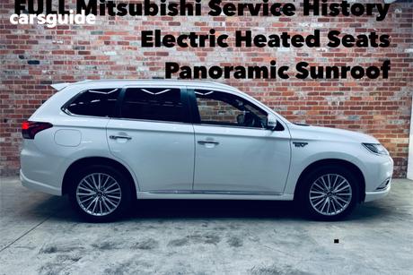 White 2020 Mitsubishi Outlander Wagon Phev (Hybrid) Exceed