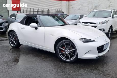 White 2016 Mazda MX-5 Roadster Gt