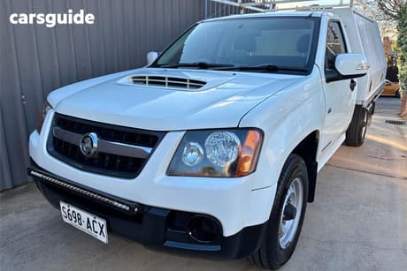 White 2009 Holden Colorado Space Cab Chassis Lx (4X4)