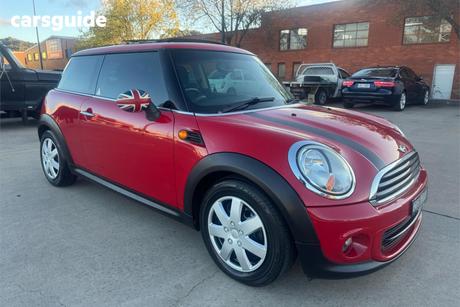 Red 2012 Mini Cooper Hatchback Ray