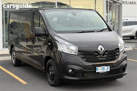 Black 2017 Renault Trafic Van Lwb