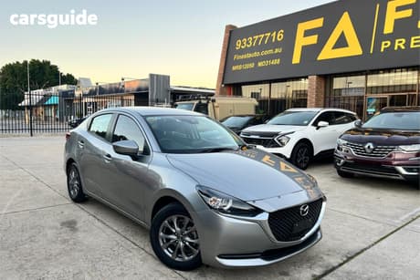 Silver 2022 Mazda 2 Sedan G15 Pure