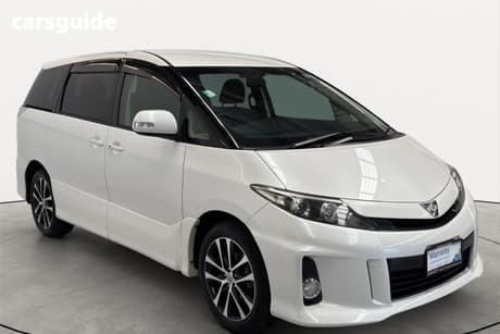 White 2012 Toyota Estima OtherCar AERAS 4WD