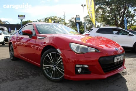 Red 2013 Subaru BRZ Coupe