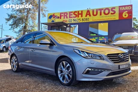 Silver 2016 Hyundai Sonata Sedan Premium