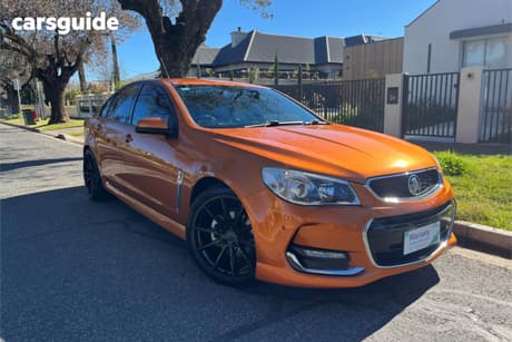 Orange 2017 Holden Commodore Sportswagon Sv6