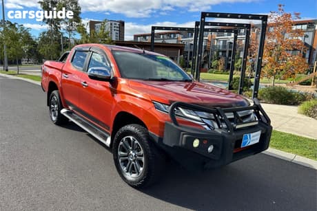 Orange 2019 Mitsubishi Triton Dual Cab Pick-up Toby Price Edition