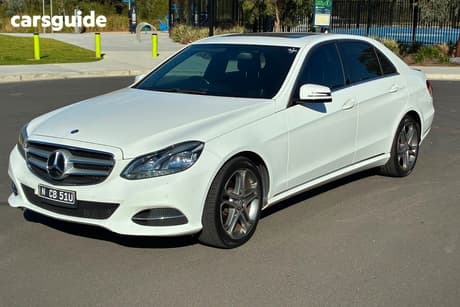 White 2014 Mercedes-Benz E220 Sedan Cdi