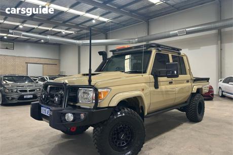 Brown 2019 Toyota Landcruiser Double Cab Chassis Workmate (4X4)