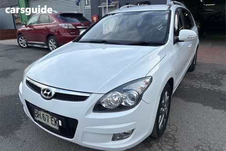 White 2010 Hyundai I30 Wagon Cw Slx 2.0