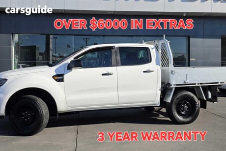 White 2020 Ford Ranger Double Cab Chassis Xl 2.2 Hi-Rider (4X2)