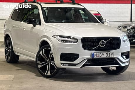 White 2022 Volvo XC90 Wagon B6 R-Design Mhev
