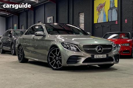 Silver 2020 Mercedes-Benz C200 Sedan