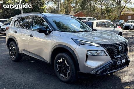 Silver 2024 Nissan X-Trail Wagon N-Trek (4Wd)