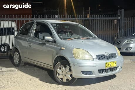 Silver 2003 Toyota Echo Hatch NCP10R MY03