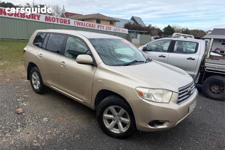 Gold 2010 Toyota Kluger Wagon Kx-R (4X4) 7 Seat