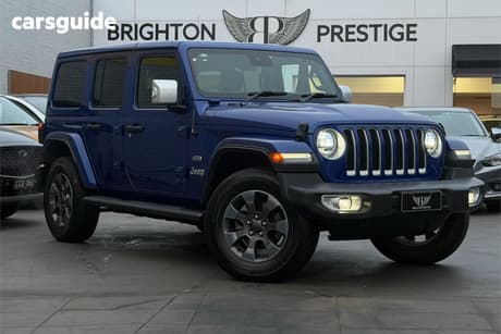 Blue 2019 Jeep Wrangler Unlimited Hardtop Overland (4X4)