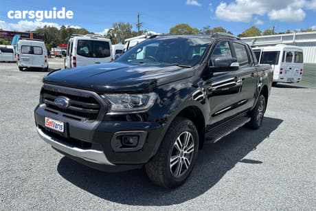 Black 2020 Ford Ranger Double Cab Pick Up Wildtrak 2.0 (4X4)