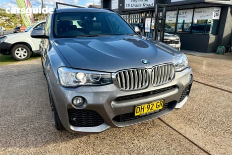 Grey 2016 BMW X3 Wagon Xdrive 30D