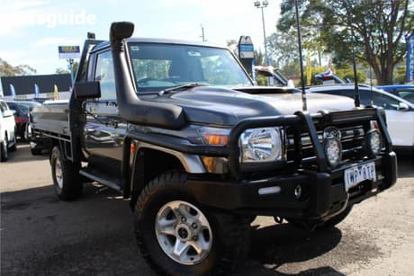 Grey 2022 Toyota Landcruiser Cab Chassis Gxl