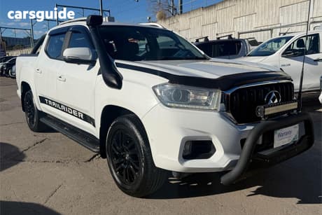 White 2019 LDV T60 Double Cab Utility Trailrider (4X4)