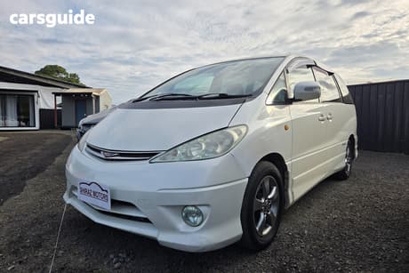 White 2005 Toyota Estima Wagon Aeras