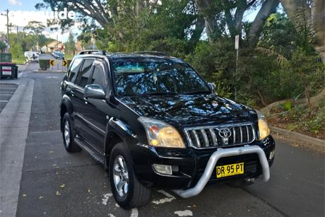 Black 2003 Toyota Landcruiser Prado Wagon Grande (4X4)