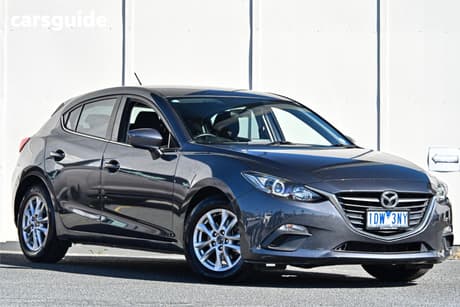 Grey 2014 Mazda 3 Hatchback Maxx