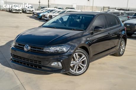 Black 2021 Volkswagen Polo Hatchback 85Tsi Comfortline