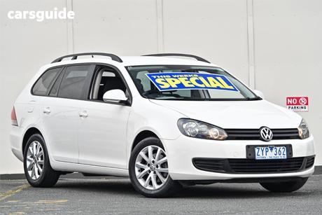 White 2013 Volkswagen Golf Wagon 90 Tsi Trendline
