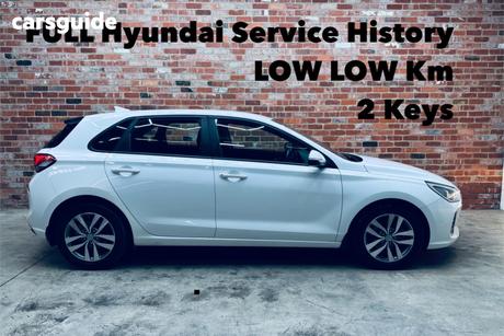 White 2018 Hyundai I30 Hatchback Active