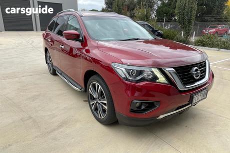 Red 2018 Nissan Pathfinder Wagon Ti (4X2)