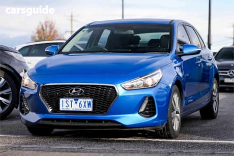 Blue 2018 Hyundai I30 Hatchback Active