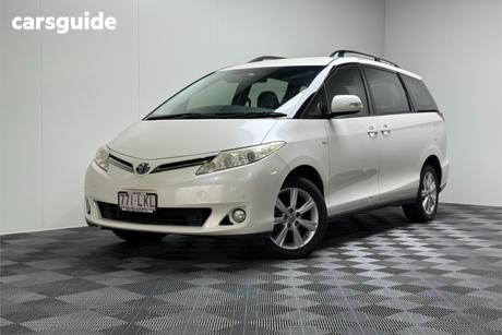 White 2008 Toyota Tarago Wagon Glx