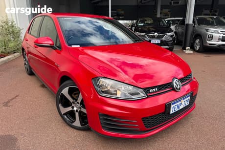 Red 2014 Volkswagen Golf Hatchback Gti