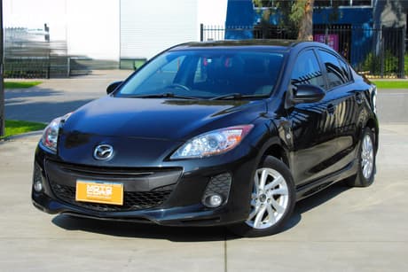 Black 2012 Mazda 3 Sedan Maxx Sport