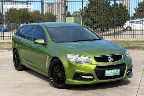 Green 2015 Holden Commodore Sportswagon Sv6