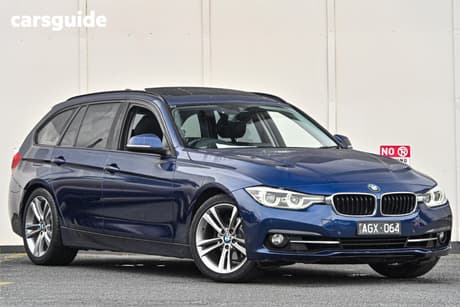 Blue 2015 BMW 320I Wagon Touring Sport Line
