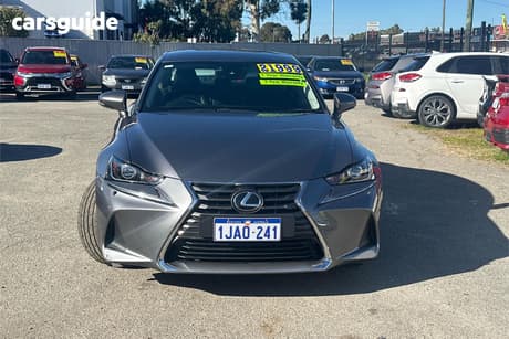 Grey 2017 Lexus IS300 Sedan Luxury