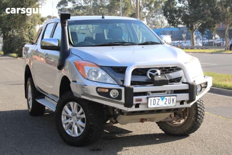 Silver 2014 Mazda BT-50 Dual Cab Utility Xtr (4X4)