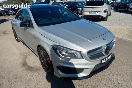Silver 2015 Mercedes-Benz CLA45 Coupe Amg