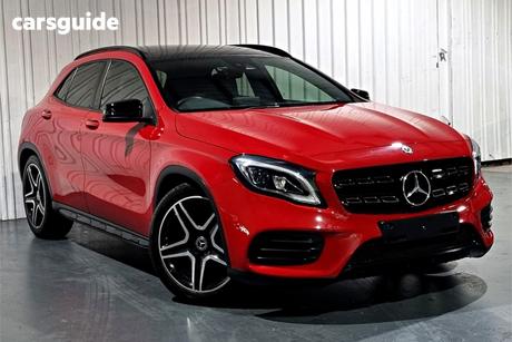 Red 2017 Mercedes-Benz GLA250 Wagon 4Matic