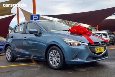 Blue 2015 Mazda 2 Hatchback Neo
