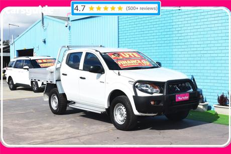 White 2017 Mitsubishi Triton Dual Cab Utility Glx (4X4)