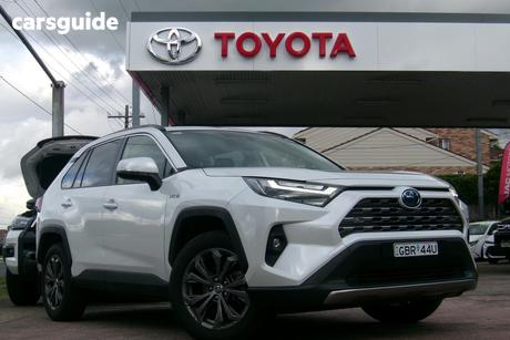 White 2024 Toyota RAV4 Wagon Gxl (2Wd) Hybrid