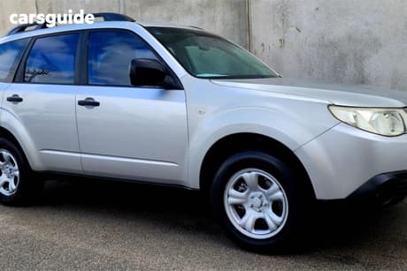 Silver 2008 Subaru Forester Wagon X