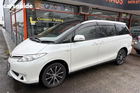 White 2014 Toyota Tarago Wagon Ultima V6