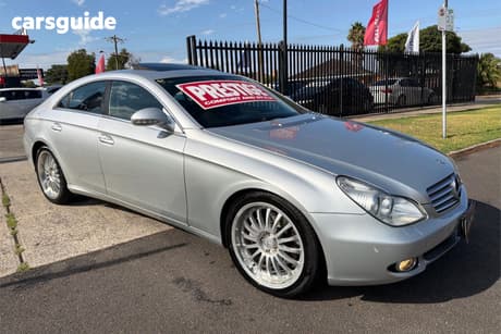 Silver 2006 Mercedes-Benz CLS350 Coupe 350