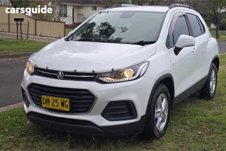 White 2017 Holden Trax Wagon Ls
